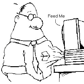 Was glaubt ihr, sind Computer dazu da, Zeit zu verbrauchen ?